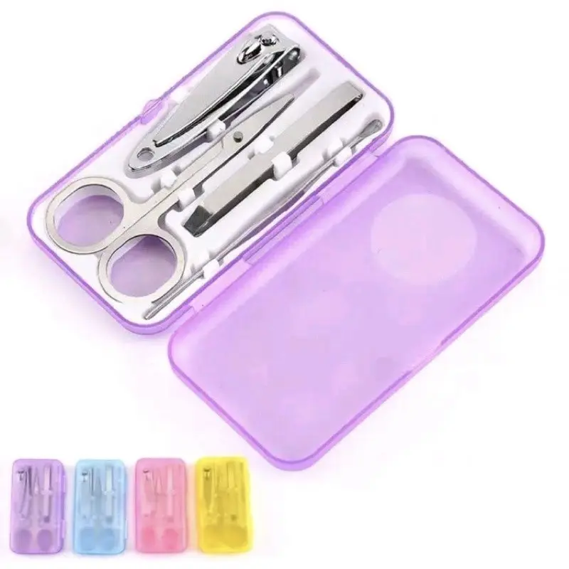 IWD Manicure set 4 in 1 Gunting Potong Kuku Korek Kuping dan Pinset Cabut Bulu 2