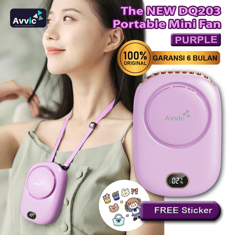 Avvic The NEW DQ203 PURPLE Kipas Angin Mini Portable Hanging - Shop ...