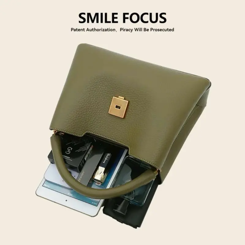 [Túi Hoàng Gia] SF-3146 SMILE FOCUS. Túi xách Chuẩn Chính Hãng Smile Focus Sang Trọng, Đẳng cấp, Thời Thượng.Da dê 3