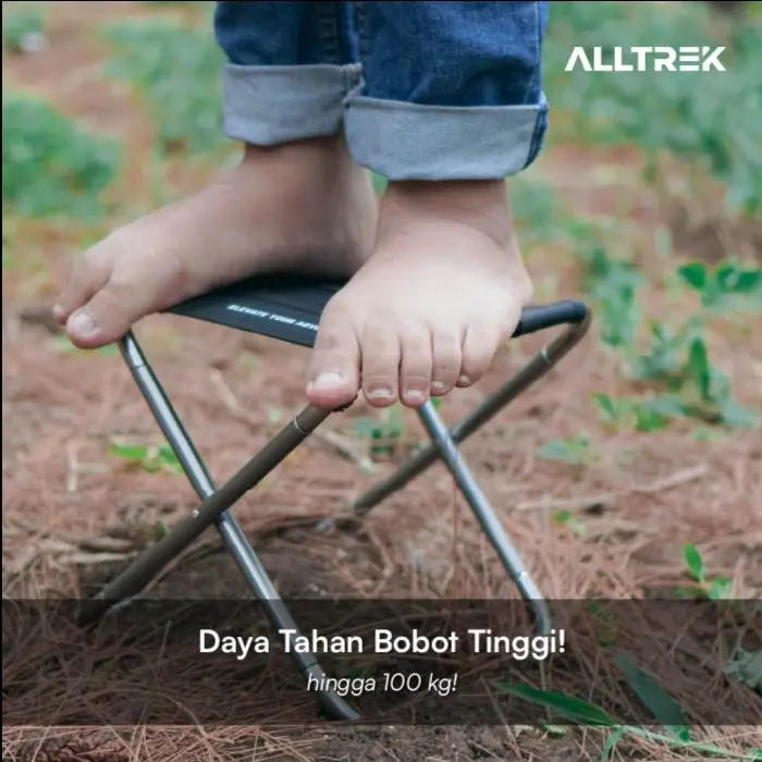 ALLTREK Mini Folding Chair ATFC-248 Kursi Camping Portable Outdoor 4