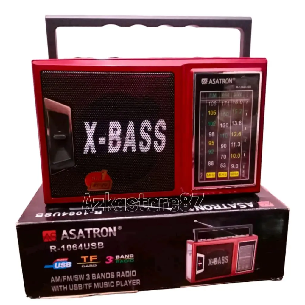 Speaker Radio ASATRON R-1064 X-BASS radio clasik super bass