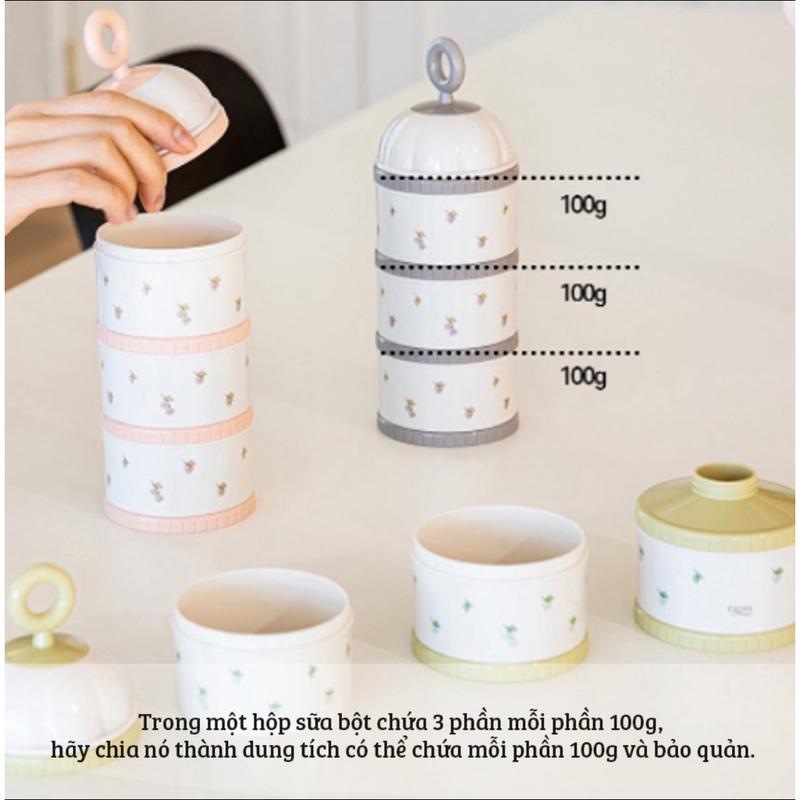 Hộp chia sữa 3 ngăn Dottodot x TGM Hàn Quốc cho mẹ trữ sữa cho bé khi ra ngoài (Hãng DOT TO DOT) 2