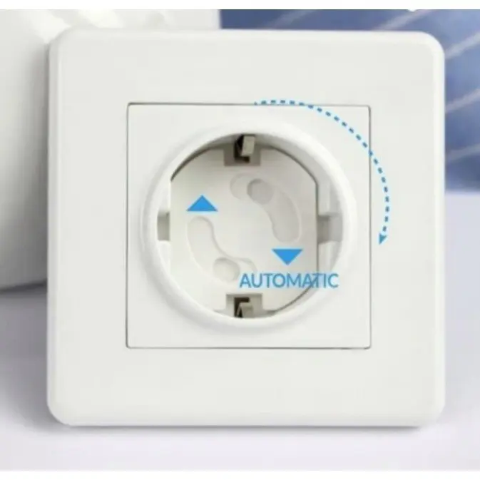 Safety Socket Plug Protector Childproof Outlet Covers EU Spring Style Stopkontak Pelindung Penutup Colokan Stop Kontak Listrik Pengaman Anak Bayi