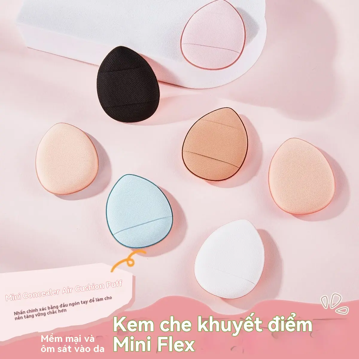 Chi tiêu từ 120K sẽ nhận ngay một món quà bất ngờ – Bông phấn ngón tay (màu ngẫu nhiên)