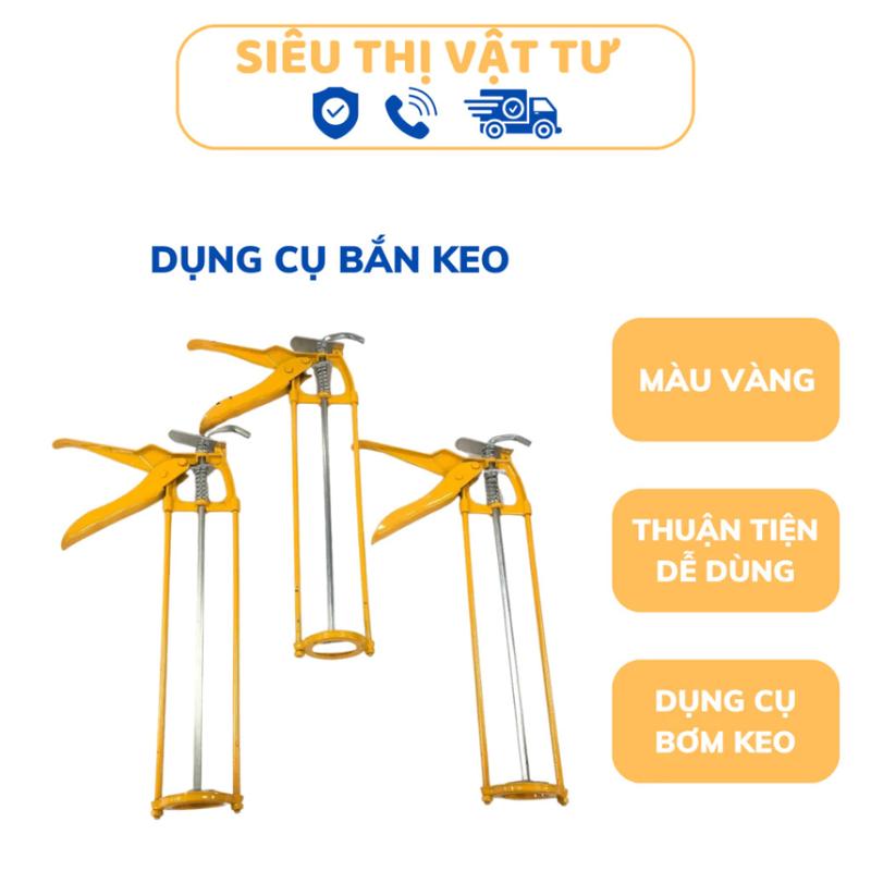 DỤNG CỤ BẮN KEO MÀU VÀNG SILICONE - Dụng cụ bơm keo