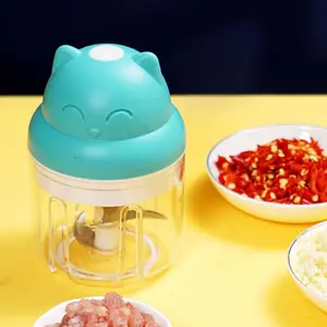 Blender Minuman 250ml Bayi Memasak Portable USB Isi Ulang Kecil dan Kompak