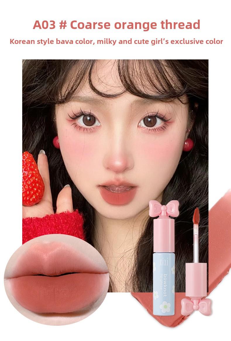 Product Introduction of xixi Manta Flower Velvet Matte Lip Glaze 2 pieces 80% off Velvet matte matte surface is not easy to stain the cup, whitening and not picky about skin color 8