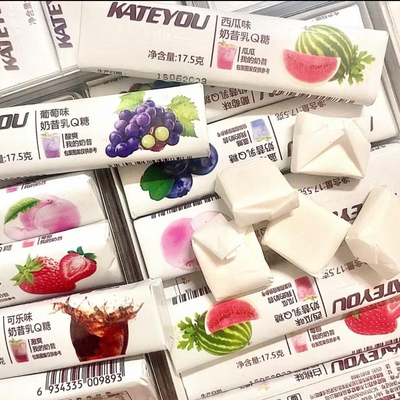 Kẹo Dẻo Sữa Chua Hương Vị Hoa Quả Kateyou ~ Sét 30 Thanh