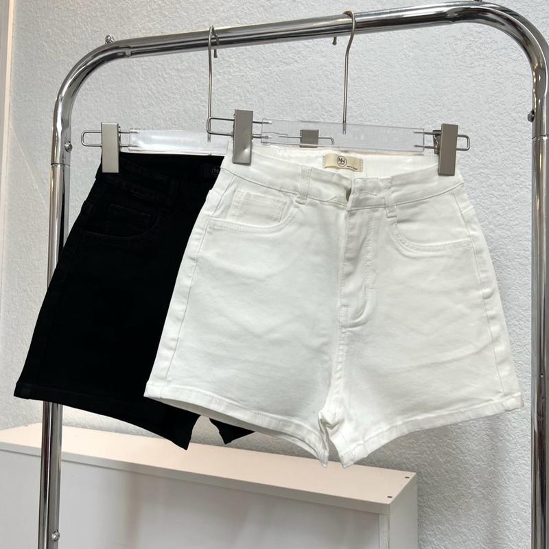 G1 CÓ BIG SIZE CO GIÃN Quần Short Jean Cao Cấp Nữ Phom Ôm Trơn Cạp Cao Có Hai Túi Trước Sau Women Pants