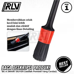 Kuas Detailing Serbaguna - Membersihkan Celah Kecil Efektif & Tidak Merusak Cat - Cocok untuk Mobil Motor & Peralatan Rumah Tangga - Best Seller Car