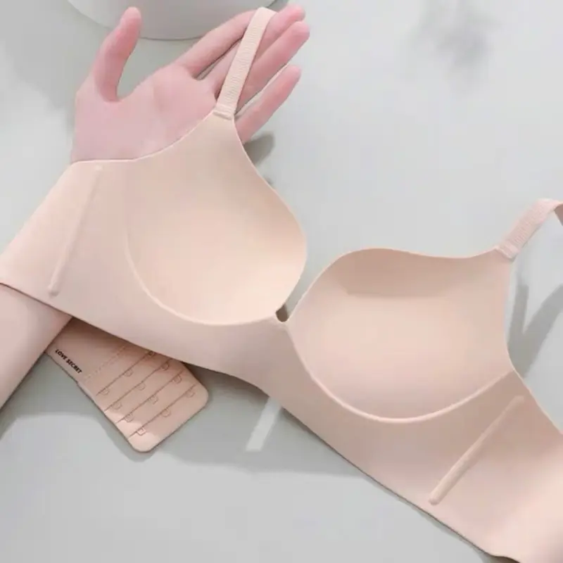 Áo lót nữ bra su đúc gom đẩy mút mềm êm không gọng chất đẹp A17. Nhung Voi 5