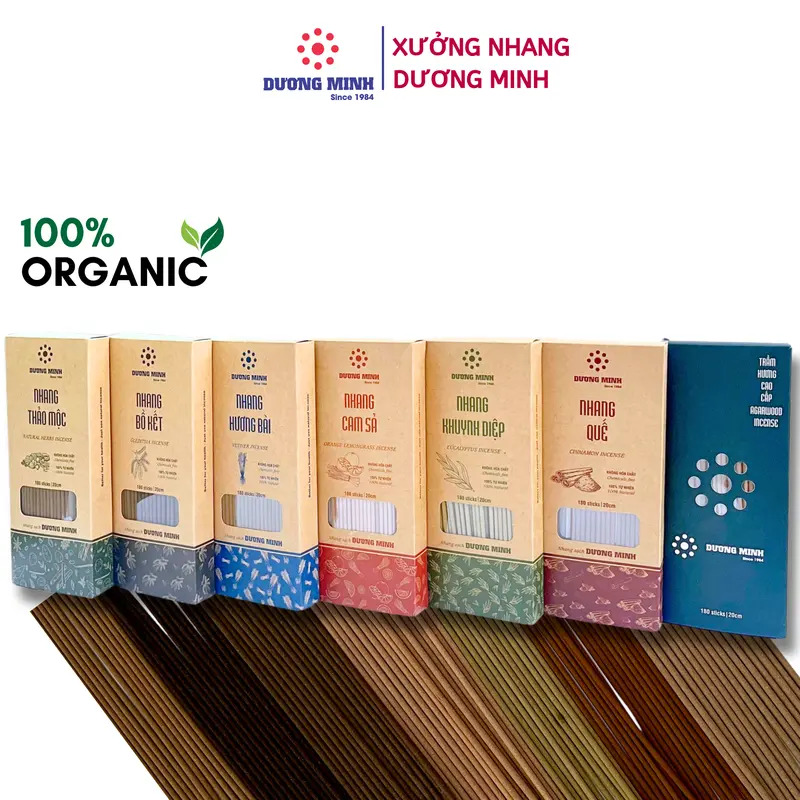 Nhang bồ kết tự nhiên Dương Minh - Thành phần Organic - Nhang khử khuẩn, thắp cúng, đuổi muỗi, xông nhà 8