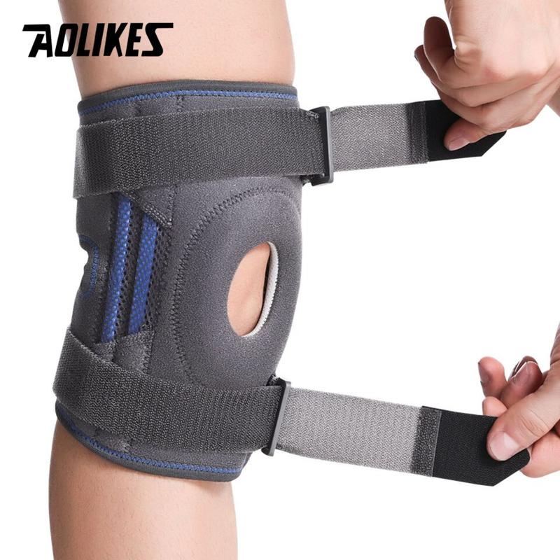 Bó Gối Hỗ Trợ Chơi Thể Thao Kneepad Có Lò Xo Trợ Lực Và Dây Quấn Cố Định (1 Chiếc)