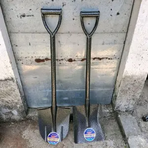 sekop tanah bahan baja full cap crocodile - sekop 2 varian lancip dan papak - sekop pasir