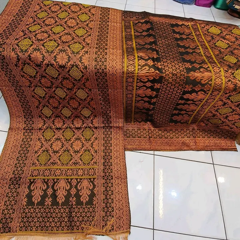 Songket mesin Palembang cantik dan bagus b60 Elegan Selendang 2