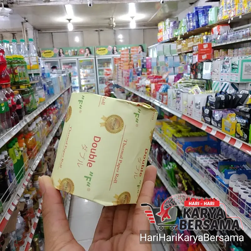 DOUBLE "F" KERTAS STRUK KASIR THERMAL PAPER ROLL 80MM X 80MM 3