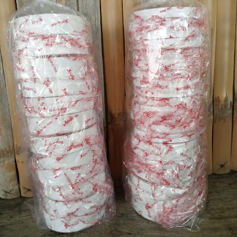 [1 slop] double tape 2cm tanggung goal tape/ isolasi bolak balik 24mm murah 3