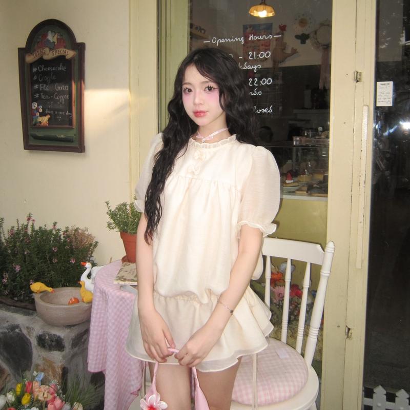  Đầm babydoll freesize xoè nhún rút dây | SANDY DRESS - CLÉLIE 