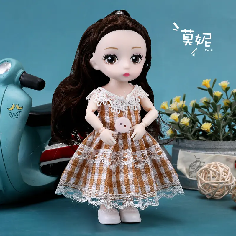 Búp Bê Barbie Trẻ Em, 17cm, Phong Cách Ngây Thơ, Cô Gái BJD, Chân Thật, Thích Hợp Làm Đồ Chơi Trẻ Em, Còn Hàng, Kiểm Tra Của Tôi, Bán Chạy 6