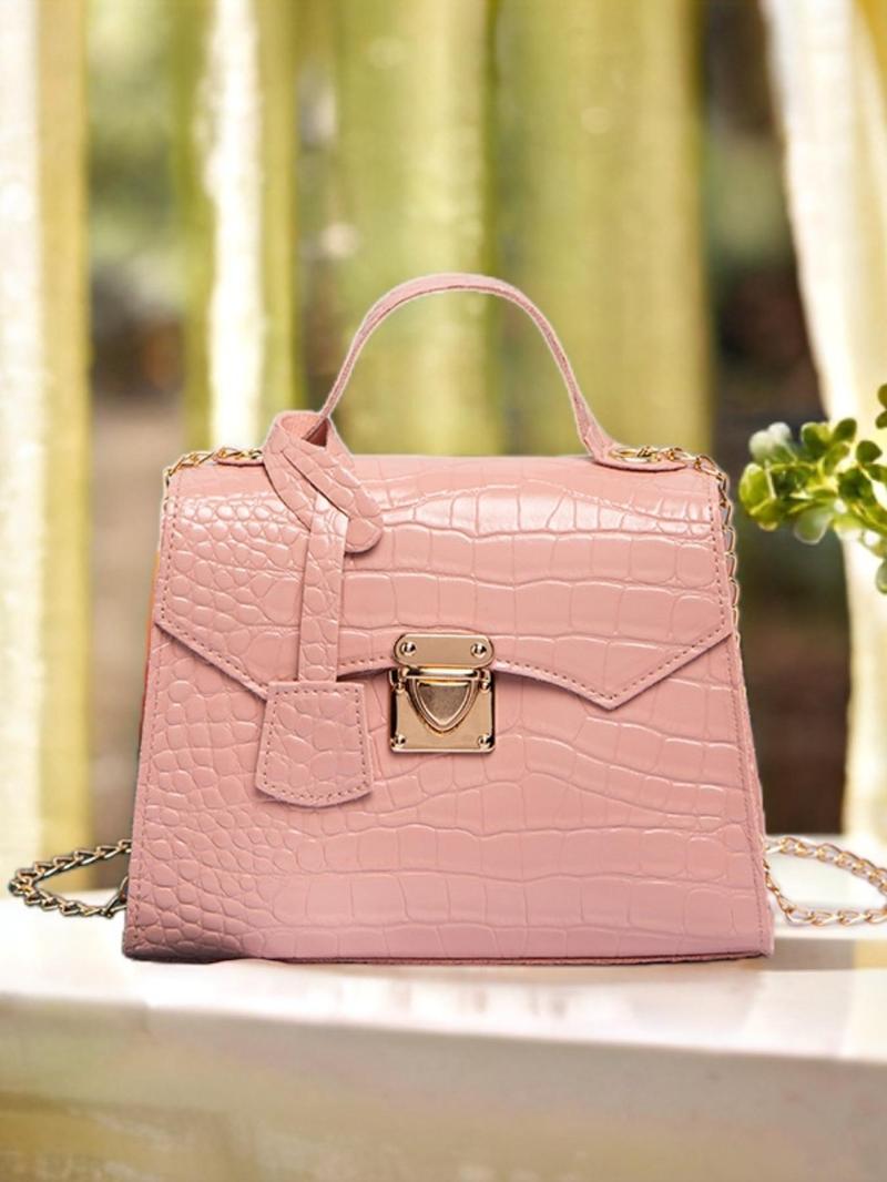 Product Introduction of Women's Fashionable Handbag, Casual Versatile Chain  Strap Shoulder Bag for Daily Used, Trendy All-match Commuter Bag 5