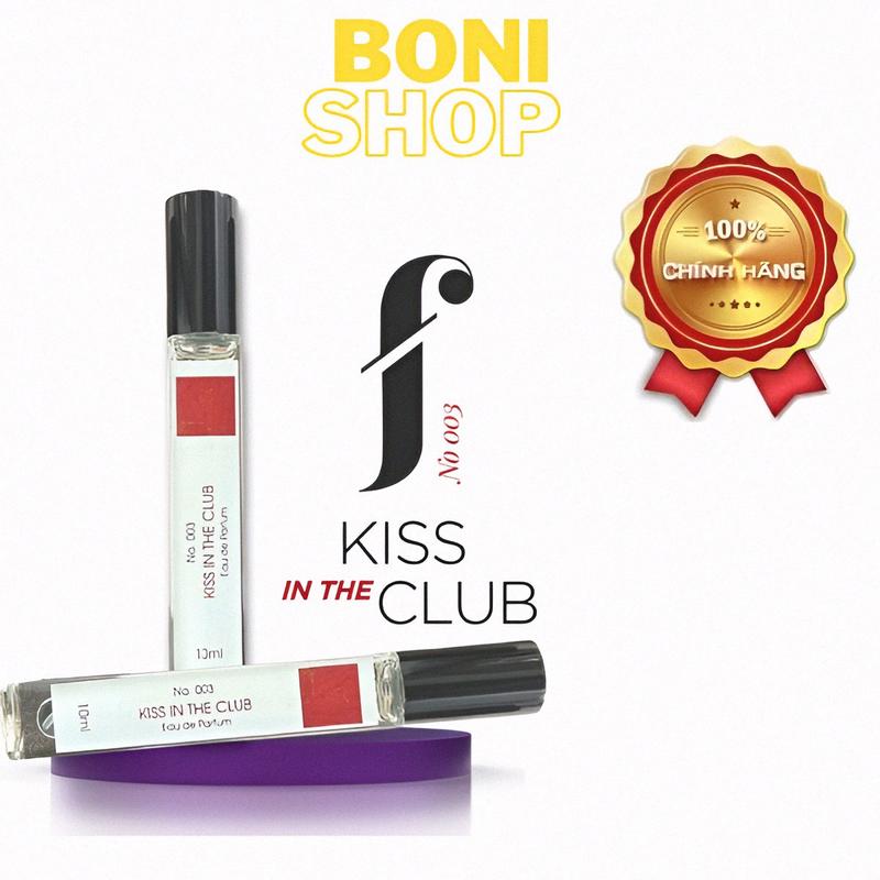 Chiết 10 ml Hàng mới cực thơm Nước Hoa F Fresh Spray Kiss In The Club No.003 Sang Trọng Cá Tính Ngọt Trầm Lôi Cuốn Boni Shop