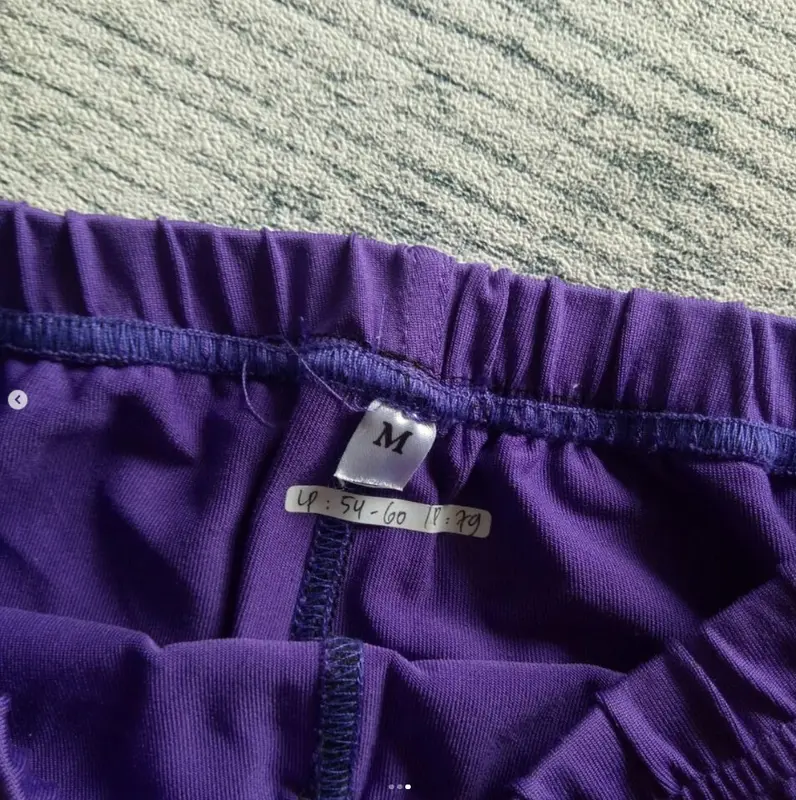Celana Legging Wanita Ungu Polos Bawahan Murah 2