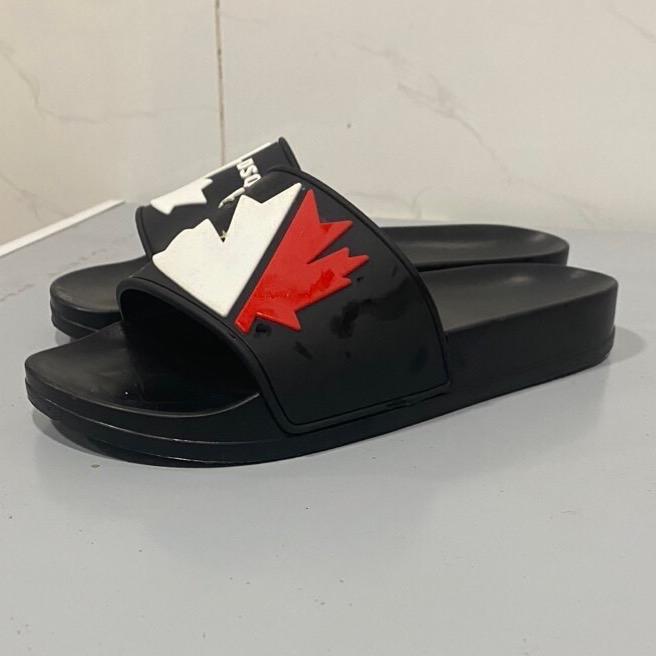 Dép lê LÁ ĐỎ nam nữ size 35-42 dép mềm nhẹ êm hợp thời trang DéP Đế Bằng Nhung Slipper 1