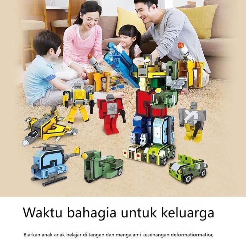 Product Introduction of Mainan Robot Anak Transformer Number 0-9 Mainan Robot Angka Anak Mainan Edukasi Anak Transformer COD 27