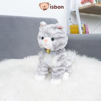 Gambar ISTANA BONEKA Kucing Bulu Sit Cat Mainan Anak Peliharaan Anggora Hadiah Spesial Cowok Cewek Bahan Lembut Non Alergi Premium - Sit Cat L Grey dari Boneka Jumbo viral Kab. Malang 2 Tokopedia