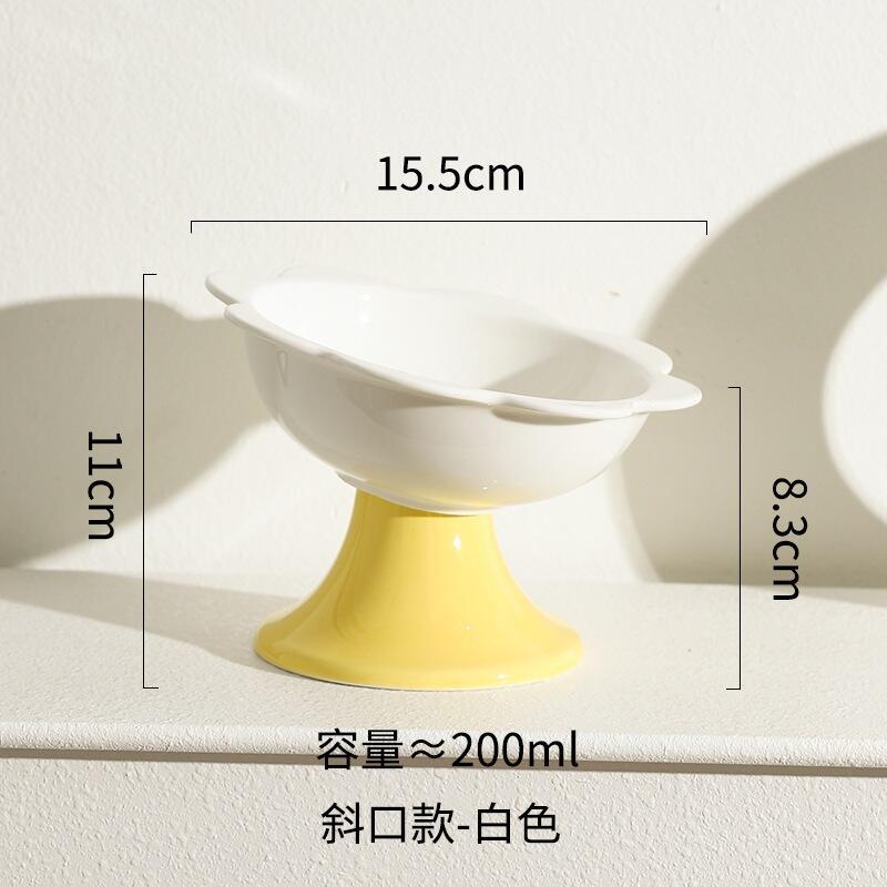 Bát Đựng Thức Ăn Cho Mèo, Giữ Lạnh Nhanh, Được Làm Bằng Gốm Hoa Dễ Thương, Thích Hợp Cho Nhà Thú Cưng 6