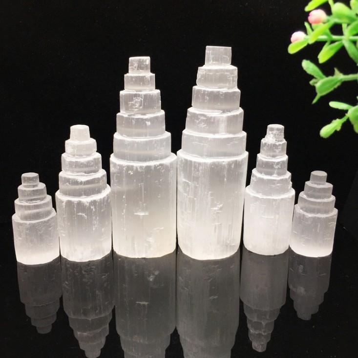 Product Introduction of Natural Colorful Fluorite Double Pointed Crystal Column Color Fluorite Hexagonal Prism Crystal Stone Decoration Home Decoration 16