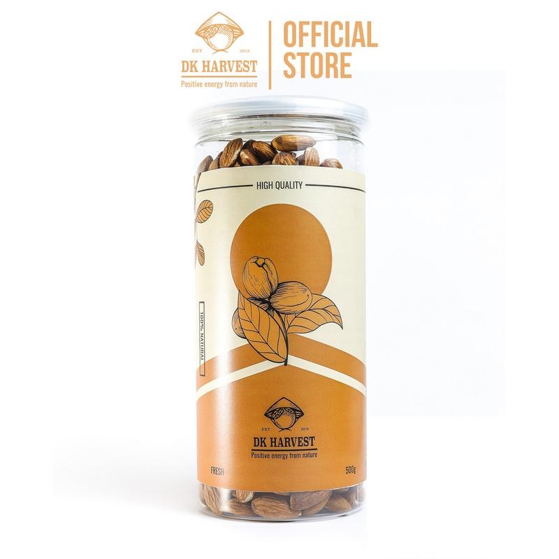 Hạt Hạnh Nhân Rang Mộc - Từ Mùa Mới Nhất - DK HARVEST Nhập Khẩu Cay Ăn Vặt Ăn Vặt Snack Food Nuts Thức Ăn
