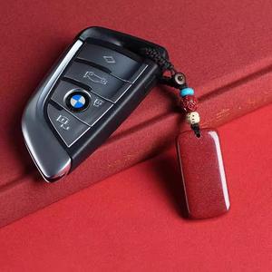 Loket Keamanan dan Ketenangan Cinnabar Pasir Emas Ungu, Tahun Zodiak, Rantai Kunci Bertuah dan Keamanan, Perhiasan Rantai Telefon Charms Jewelry