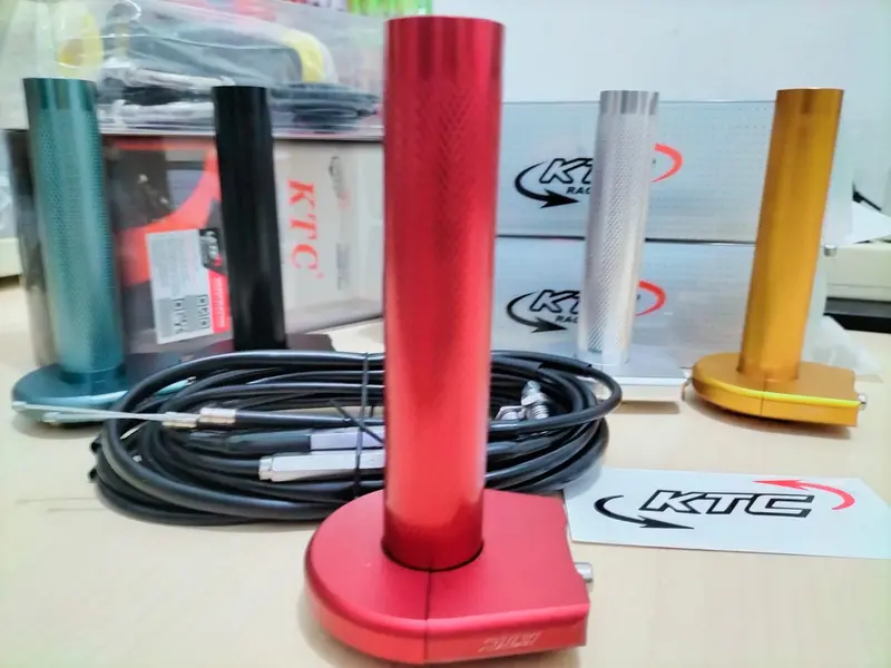Gas Spontan Asli Original KTC Racing bahan full besi CnC, bisa untuk semua Jenis Motor 1