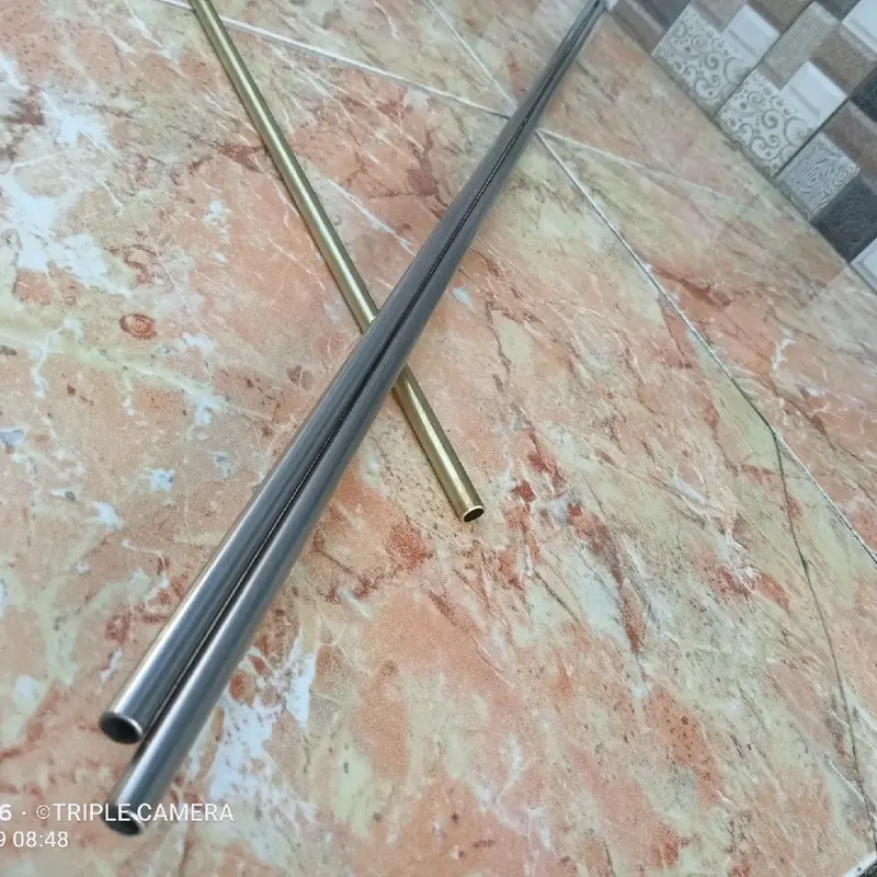 pipa stainless od 8 mm lubang 6 mm x 1 meter 2