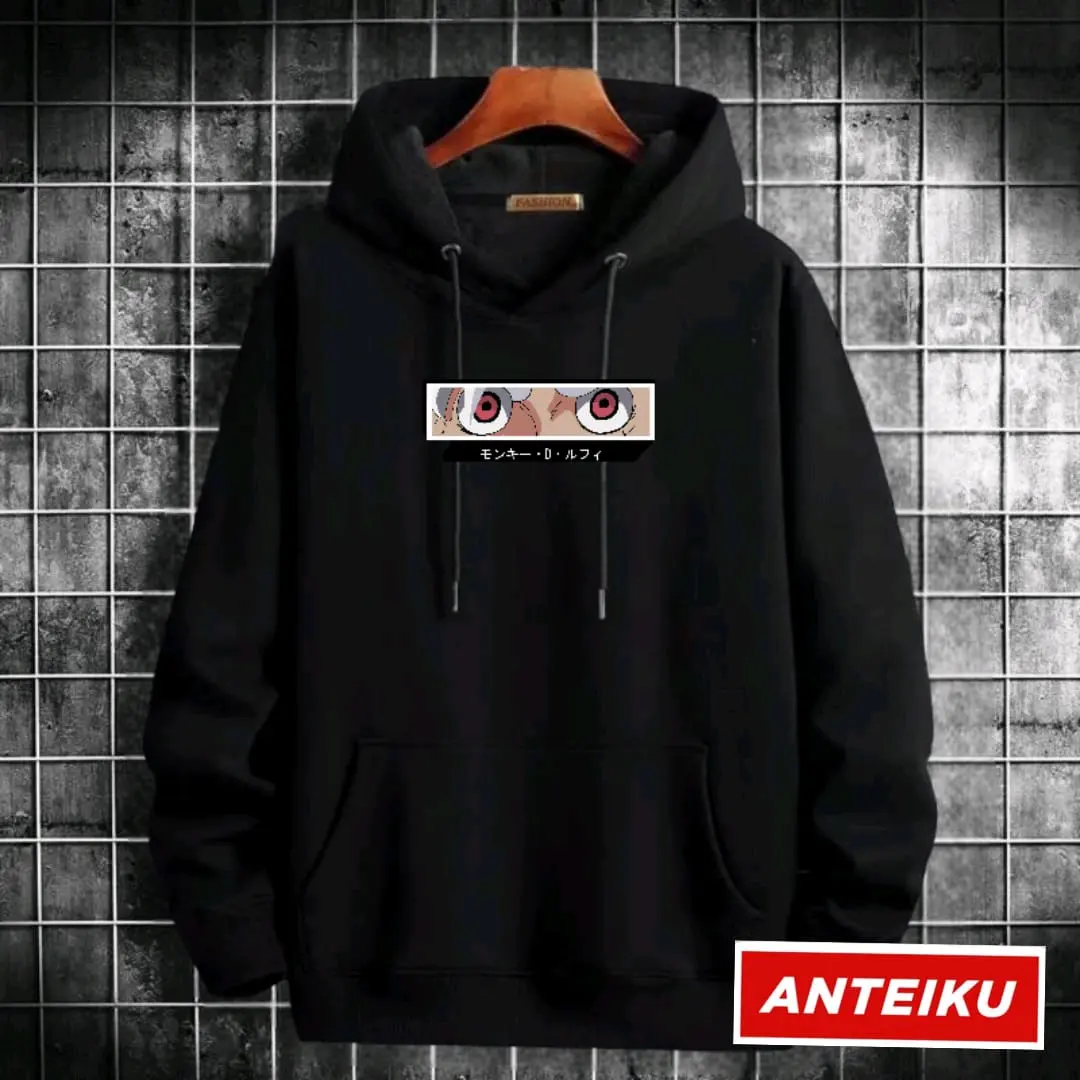 SWETER HOODIE ANIME ONE PIECE LUFFY MODE GEAR 5 NIKA EYE PRIA/WANITA ALL SIZE M-XXL