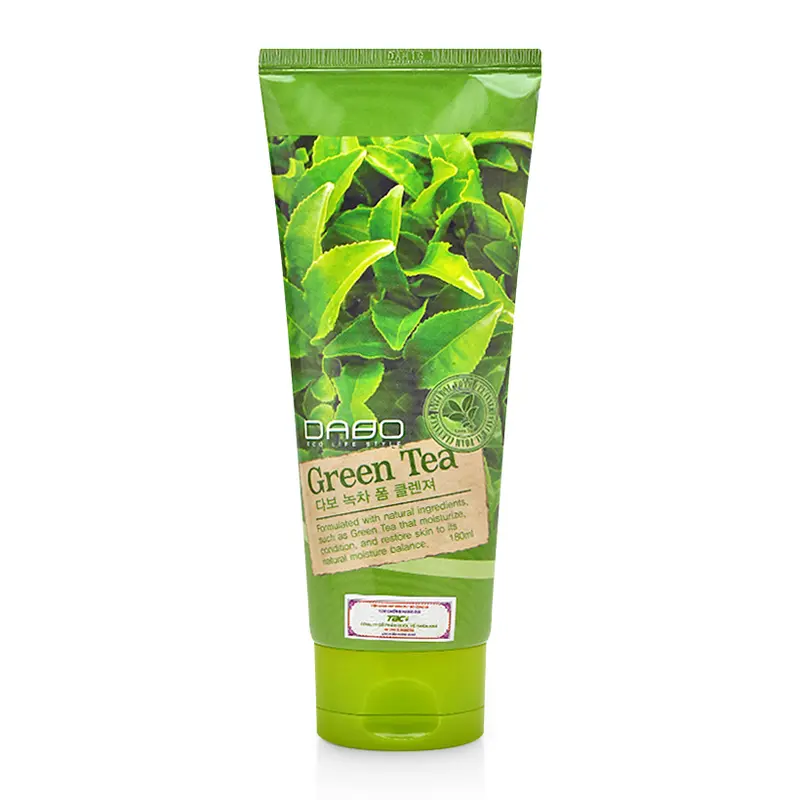 DABO Sữa rửa mặt tinh chất Trà xanh hỗ trợ giảm mụn, dành cho da dầu mụn - DABO Green Tea Foam Cleanser 180ml Skincare Nữ 5