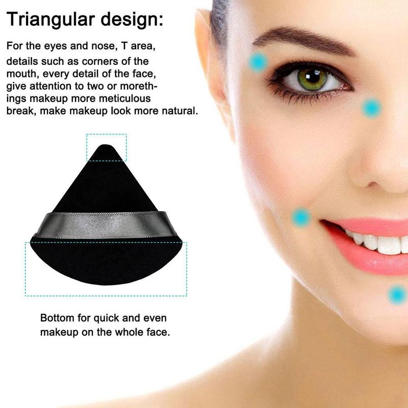 Product Introduction of 1 Chiếc Mút Đánh Phấn Hình Tam Giác Nhung Bột Mini Dụng Cụ Trang Điểm Mặt Mút Đánh Phấn Trang Điểm Thân Thiện Với Làn Da 23