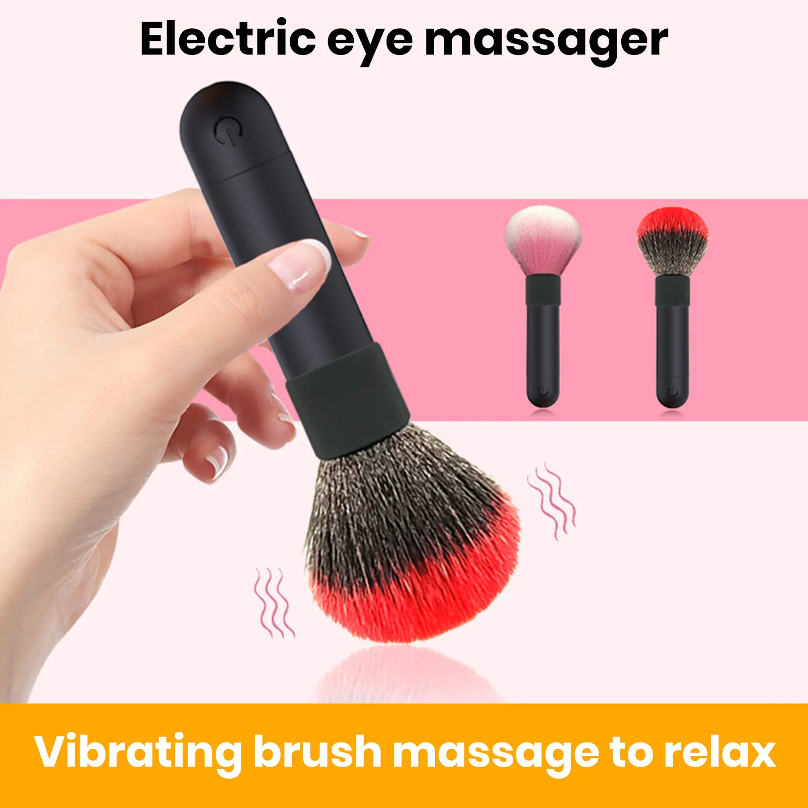 Electric Eye Massager USB Rechargeable 10 Modes Adjustable Compact Size Portable Waterproof Vibrating Eye Massage Instrument