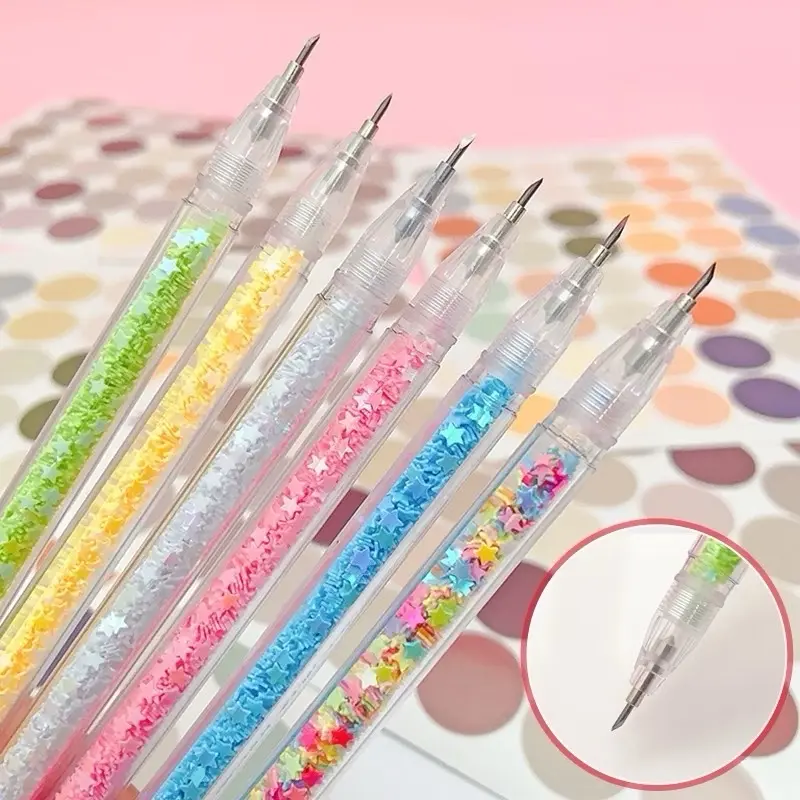 Bút cắt giấy DIY chạm khắc nhỏ gọn nhiều màu sắc sáng tạo làm sổ tay 2