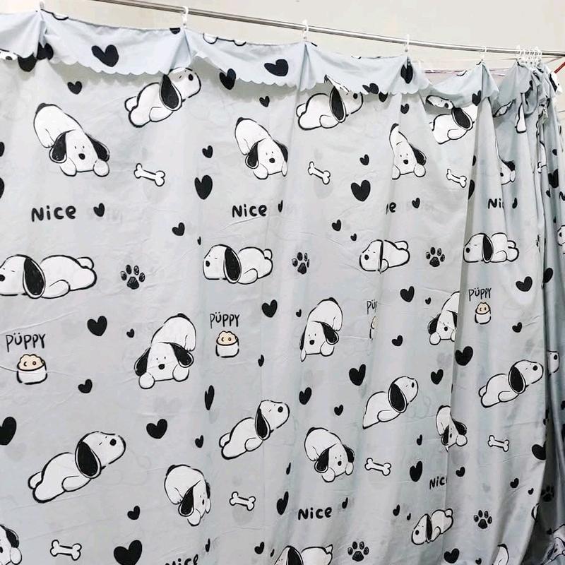 (TẶNG DÂY TREO RÈM) ghi đô ngăn phòng . che cửa .che gác lửng .chất liệu vải poly tặng kèm dây treo rèm dèm  che dèm  che rem dan