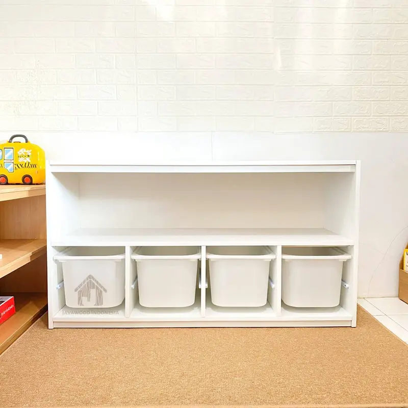 JAVAWOOD INDONESIA MUSI STORAGE TROFAST SERIES (TANPA WADAH PUTIH) kayu 0