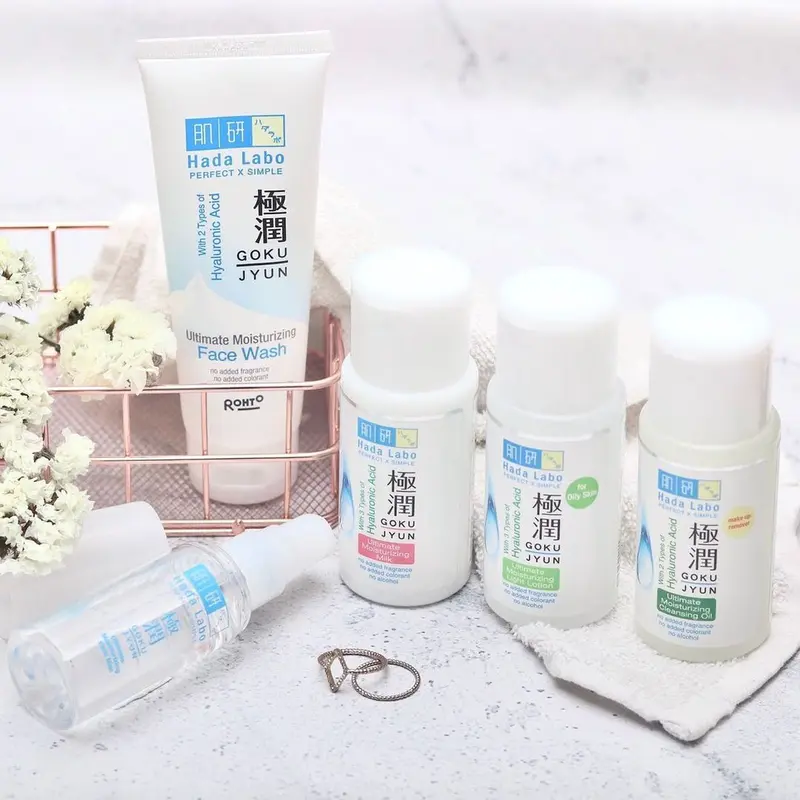 HADA LABO Face Wash Gokujyun Shirojyun Moisturizer Hadalabo Hada Labo Moisturizing Milk Facial Wash Hadalabo 5