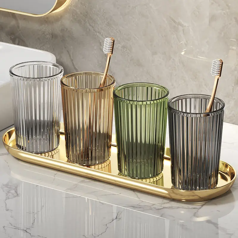 Cốc Súc Miệng Acrylic, Cốc Phòng Tắm Bàn Chải Đánh Răng, Phong Cách Sang Trọng Giá Cả Phải Chăng Phụ Kiện Lưu Trữ, Giá Đỡ Bàn Chải Đánh Răng 4
