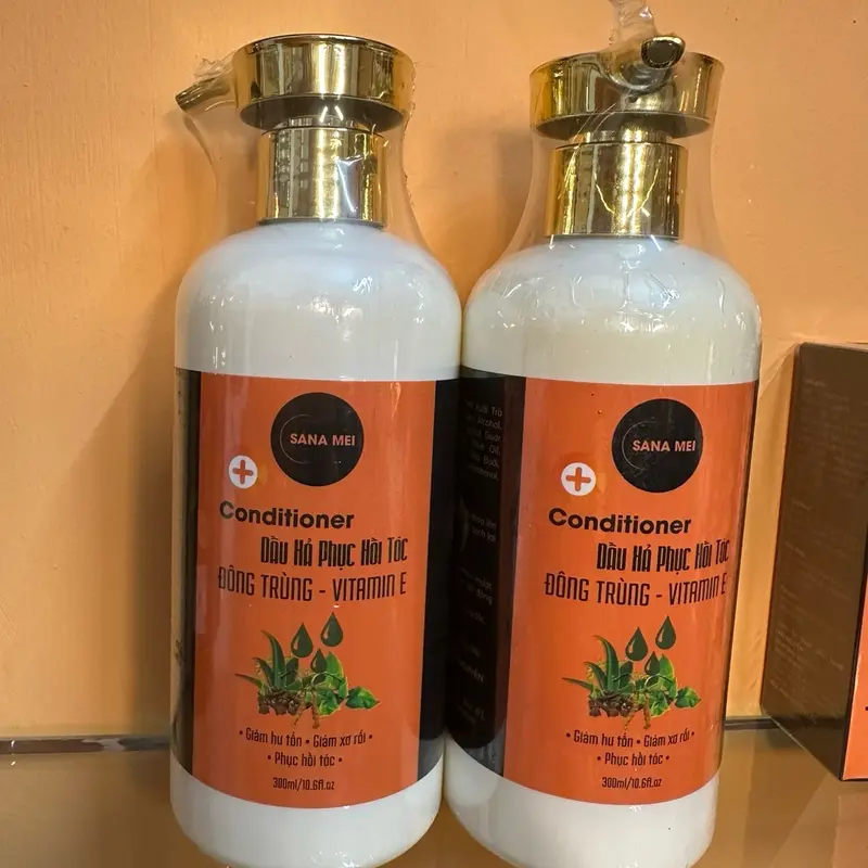 Dầu xả phục hồi tóc đông trùng -vitamin E  SANA MEI 6