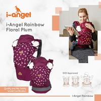 Gambar i-Angel Rainbow Floral Plum – Gendongan Bayi Hipseat Depan dari Smile Ever After Kota Administrasi Jakarta Selatan 1 Tokopedia
