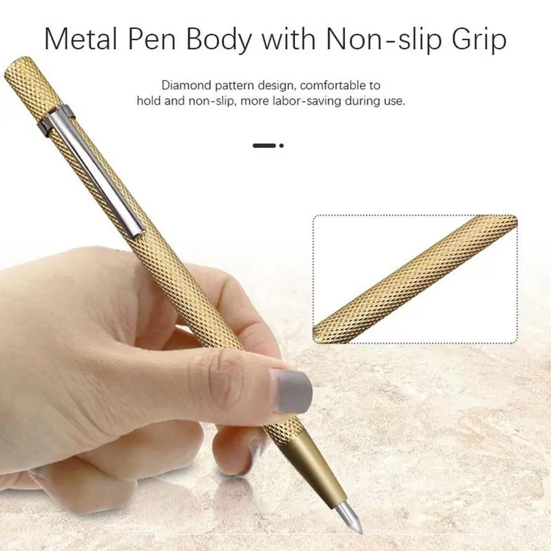 Bút Cắt Gạch Men Kim Loại, 1 Chiếc, Chiều Dài 150Mm, Thích Hợp Để Khắc Và Cắt Gạch Men, Kích Thước Gạch 14,2cm, Z5J5 7