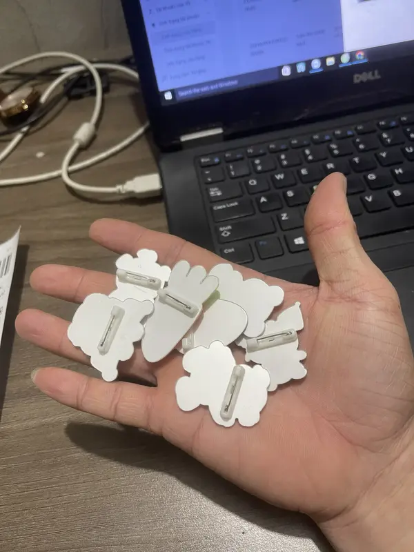 Gim cài trang trí , phụ kiện trang trí , sticker cài túi 4