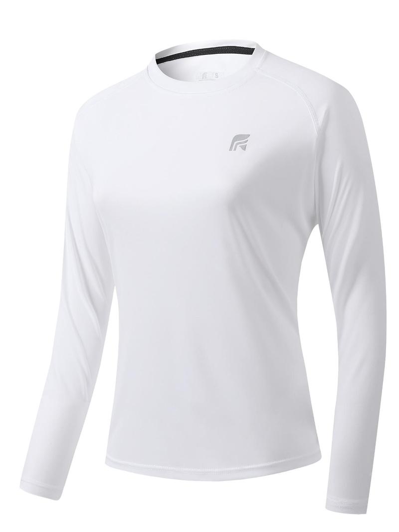 Product Introduction of Women's   Long Sleeve Sports Tee, Casual Sporty Round Neck T-shirt for Yoga Gym Workout, Ladies Sportswear for All Seasons 8