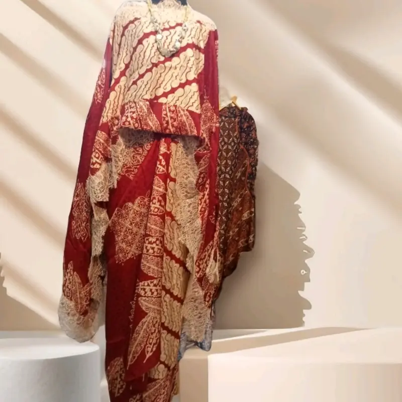 BAJU SET BATIK MODEL KALONG TANGAN BELAH VISCOSE SEMI SUTERA | ALL VARIANT | ALL COLOR | ONE SIZE Lilit 5